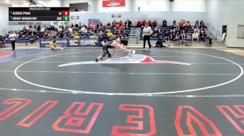 133 lbs Semifinal - Aiden Pina, Avila vs Zeke Wheeler, Oklahoma Wesleyan