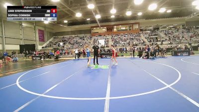53 lbs Champ. Rd Of 64 - Libby Roberts, Laker Wrestling Club vs Hailey Brown, Rebels Wrestling Club
