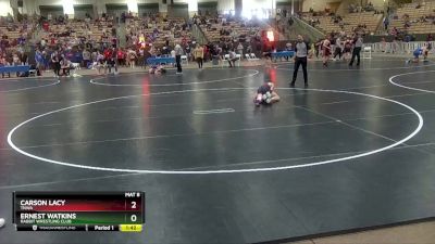 120 lbs Cons. Round 2 - Carson Lacy, TNWA vs Ernest Watkins, Rabbit Wrestling Club