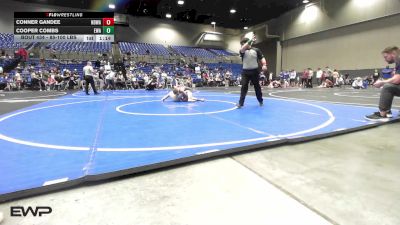 85-100 lbs Rr Rnd 2 - Conner Gandee, NORTH DESOTO WRESTLING ACADEMY vs Cooper Combs, Elite Wrestling Academy