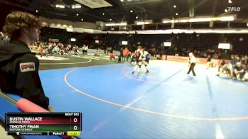 157 lbs Champ. Round 3 - Timothy Finan, Eastside Catholic vs Dustin Wallace, Franklin Pierce