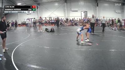 72 lbs Round 5 (6 Team) - Dominick Huitron, Backyard Bullies Wrestling Club vs Luke Blair, Cartel