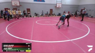 205 lbs Round 3 (8 Team) - Alex Ebert, Cypress Wrestling Club vs Adam Valdez, Big Dog Ranch