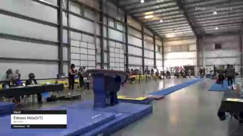 Edessa Abbo(VT) - Vault, Browns - 2021 Region 1 Women's Championships
