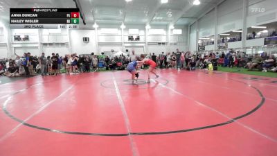 125.6-135.8 lbs 3rd Place - Anna Duncan, PA vs Hailey Wisler, MI