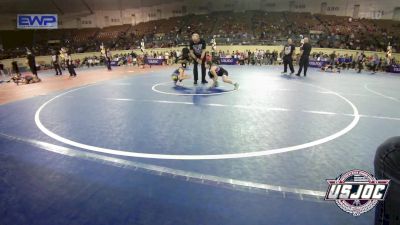 73 lbs Consi Of 8 #2 - Ariana Cobb, Unaffiliated vs Hadleigh Ray, Lawrence Elite