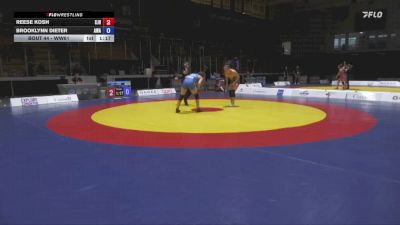 1st Place Match - Reese Kosh, Saskatoon Junior Huskies vs Brooklynn Dieter, Advanced Wrestling Academy