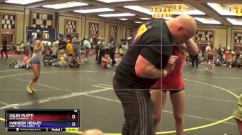 84 lbs Round 4 (10 Team) - Jules Platti, Elite NJ Purple vs Madison Healey, MGW- Cotton Candy