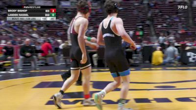 139 lbs Consi 1 - Brody Bishop, Hickory vs Landen Hassel, Sharpsville