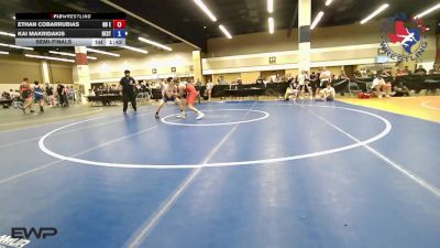 113 lbs Semifinal - Ethan Cobarrubias, NB Elite Wrestling Club vs Kai Makridakis, Best Trained Wrestling