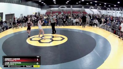 105 lbs Round 1 (8 Team) - Jeremy Carver, Mat Assassins vs Case Gustafson, Untouchables