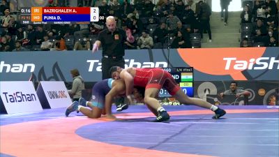 92 kg Quarterfinal - Ahmad Bazri, IRI vs Deepak Punia, IND