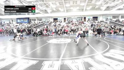 120 lbs Champ. Round 2 - Stetler Lloyd, Spanish Fork vs Mitch Dodds, Panguitch