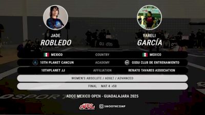 Jade Robledo vs Yareli García 2025 ADCC Guadalajara Open