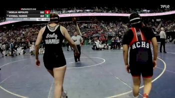 165 lbs Quarterfinal - Kyndal Harris, Havelock vs Noelia Hipolito, Hoke County