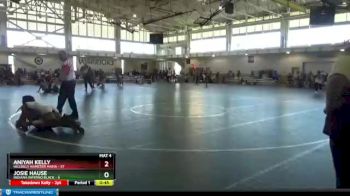 144 lbs Round 3 (4 Team) - Aniyah Kelly, Hillbilly Hamster Mafia vs Josie Hause, Indiana INFERNO BLACK