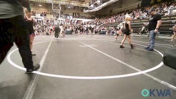 70 lbs Rr Rnd 2 - Laneigh Jo Cartwright, Midwest City Bombers Youth Wrestling Club vs Remington Kincannon, Team Nomad