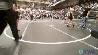 70 lbs Rr Rnd 2 - Laneigh Jo Cartwright, Midwest City Bombers Youth Wrestling Club vs Remington Kincannon, Team Nomad