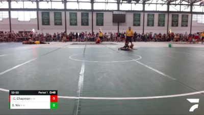 59-66 lbs Semifinal - Camden Chapman, Gladiator Elite WC vs Giovanni Nix, Englewood Live Wire