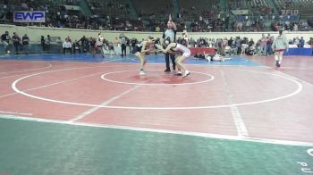 108 lbs Round Of 32 - GABI DEATHERAGE, Hinton Comets vs Lizzy Hernandez, Tecumseh