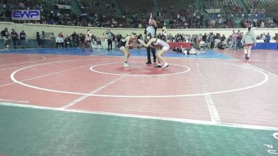 108 lbs Round Of 32 - GABI DEATHERAGE, Hinton Comets vs Lizzy Hernandez, Tecumseh