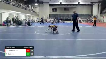 45 lbs Finals (8 Team) - Drake Cooreman, Wabasso vs Ryan Bosl, LPGE/B Wolves