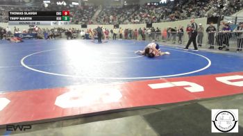 113 lbs Round Of 32 - Thomas Slaugh, Chickasha Wrestling vs Tripp Martin, Bixby
