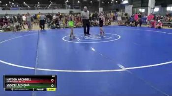 80 lbs Round 4 (8 Team) - Hayden Archbell, GREAT BRIDGE WC vs Cooper Spoales, HEADHUNTERS WC