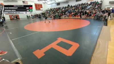 98-105 lbs Round 2 - Ryan Whisenant, Greybull MS vs Arianna Roth, Lander Middle School