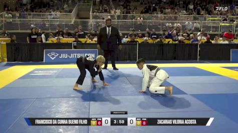 Zacarias Viloria Acosta vs Francisco Da Cunha Bueno Filho 2025 Pan Kids Jiu-Jitsu IBJJF Championship