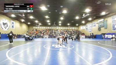 144 lbs Cons. Round 5 - Nathaniel Lopez, Mt. Whitney vs Va Yang, Sunnyside