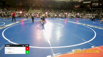 108 lbs Round Of 64 - Slater Hicks, Sunkist Kids Monster Garage vs Deven Lopez, Duran Elite