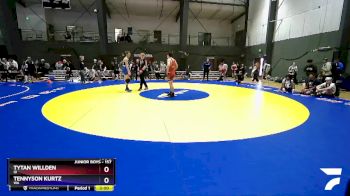 157 lbs Champ. Round 1 - Tytan Willden, ID vs Tennyson Kurtz, WA