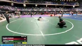 5A - 138 lbs Quarterfinal - Hadley Snyder, Frisco Reedy vs Elaina Morgan, Dumas