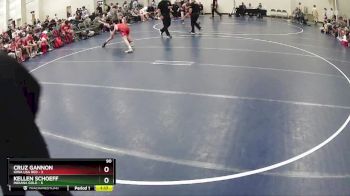 90 lbs Finals (8 Team) - Cruz Gannon, Iowa USA Red vs Kellen Schoeff, Indiana Gold
