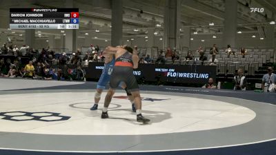 92 kg Champ. Rd Of 32 - Darion Johnson, Bearcat Wrestling Club vs Michael Macchiavello, LVWRTC/ Titan Mercury Wrestling Club