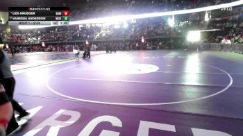 Champ. Round 1 - Liza Krueger, Groton Area vs Vanessa Anderson, Watertown