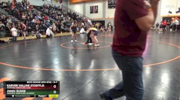 N-7 lbs Quarterfinal - Owen Runge, Hawkeye Wrestling Academy vs Karver Valline Stoeffler, Mustang Wrestling Club