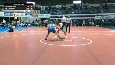 190 lbs Quarters & Wb (16 Team) - Nolan Krisik, Jamestown vs Riley Vinyard, Culpeper County