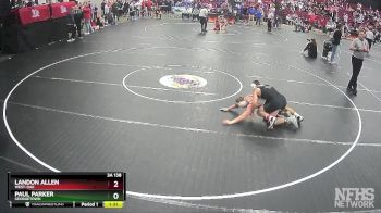 3A 138 lbs Quarterfinal - Landon Allen, West-Oak vs Paul Parker, Georgetown