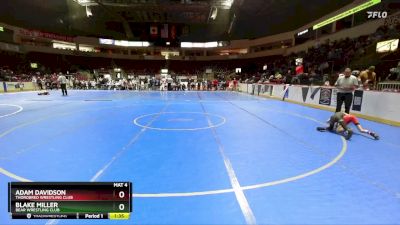 73 lbs Quarterfinal - Adam Davidson, Thorobred Wrestling Club vs Blake Miller, Bear Wrestling Club