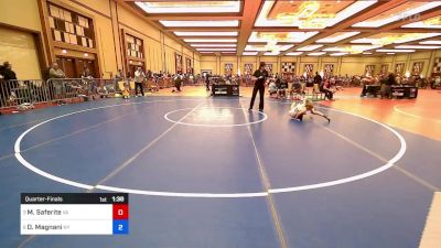 63 lbs Quarterfinal - Maven Saferite, Va vs Daniel Magnani, Ny