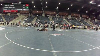 165 lbs Quarterfinal - Justin Krebs, Southeastern vs Zane Willobee, Indiana Tech