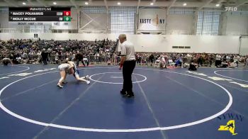 114 lbs Semifinal - Macey Polhamus, SV Saber Den Wrestling vs Molly McCue, B2 Wrestling