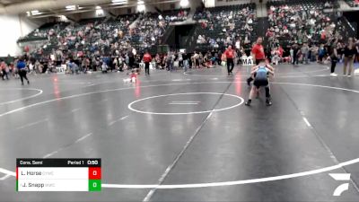 73 lbs Cons. Semi - Jhett Snapp, Wray Wrestling Club vs Liam Horse, Cozad Youth Wrestling Club