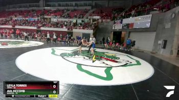 107 lbs 5th And 7th - Ava McComb, Gunter vs Leyla Torres, Anna