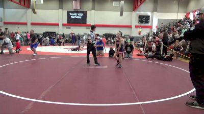 73+82 Round 4 - Trinity Beasley, Blackman Wrestling Club vs Avalena Williamson, White Plains Youth Wrestling