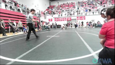 49 lbs Round Of 32 - Logan Smith, Smith Wrestling Academy vs Renly Langley, Choctaw Ironman