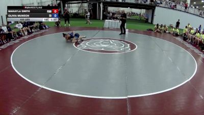 100 lbs Makayla Smith, Pennsylvania vs Olivia Munson, California