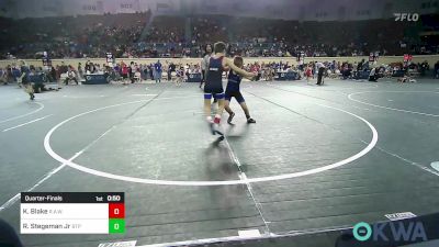 75 lbs Quarterfinal - Kieran Blake, R.A.W. vs Robert Stegeman Jr, Tulsa Blue T Panthers